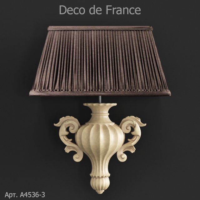 Deco de France sconce 3D Model