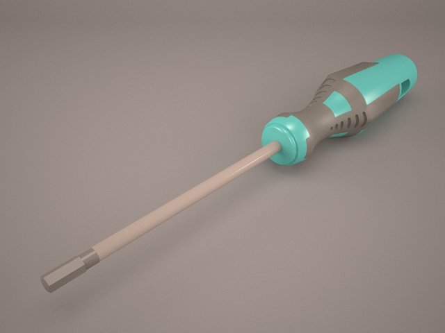 Phillips Screwdriver 3D Model