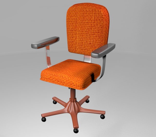 Office Chair 3D model RIGGED 3D Model