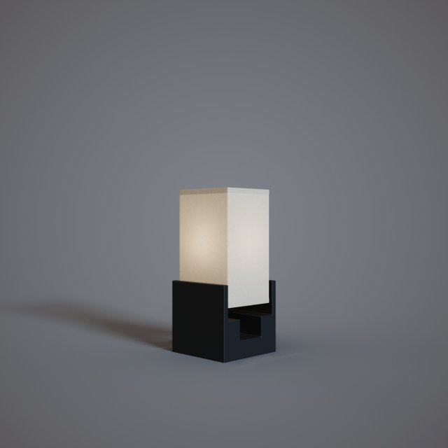 JV01 12 Table Lamp 3D Model