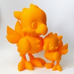 Chibi Chocobo 3D Print Model