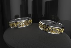 Engagement rings 3D Model