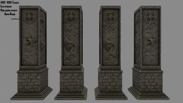 Pillar 3D Model