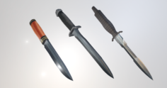 Modular Knife Pack 3D Model