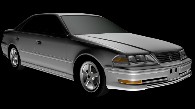 1998 Toyota Mark 2 3D Model