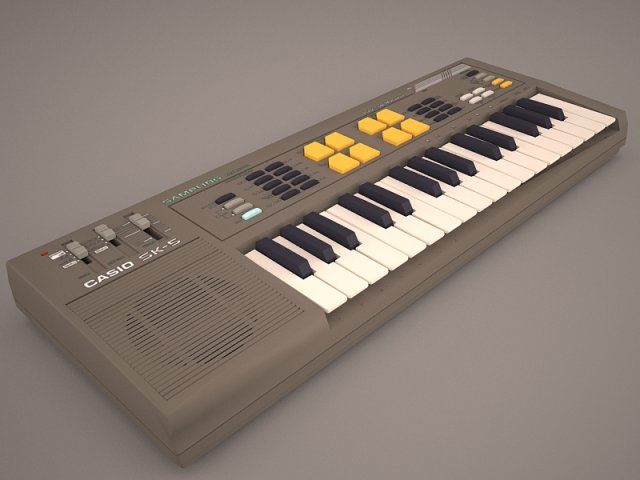 Electronic Piano 3D Model