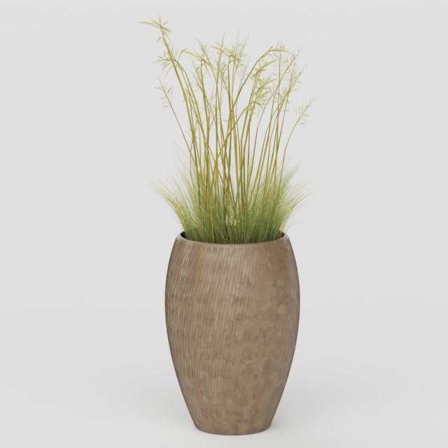 Vray Ready Potted Plant 3D Model