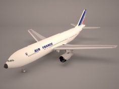 Airbus A380 AIR FRANCE 3D Model