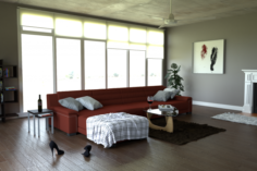 Living room Free 3D Model