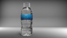 200ml water bottle with short neck 29-25 neck 3D Model
