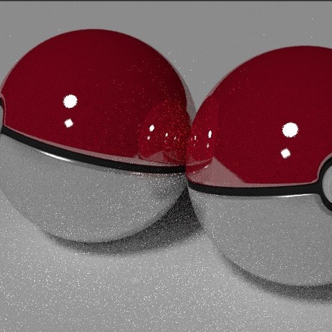 Poke Ball 3D Print Model