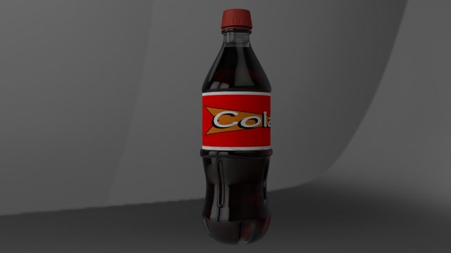 Cola Bottle 3D Model