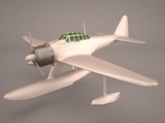 Nakajima A6M2-N 3D Model