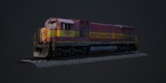 Train 3d models low poly 3D Model