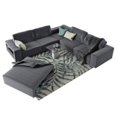 BoConcept Hampton Corner Sofa in Fabric 3D Model