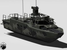 CB90 fast assault craft 3D Model