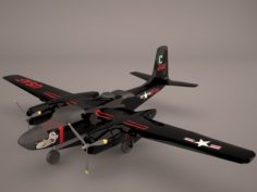 A-26B Invader 3D Model