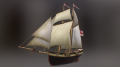HMS Pikle 3D Model