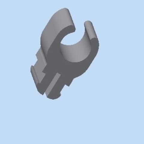 Car Hood Bar Holder (picasso) 3D Print Model
