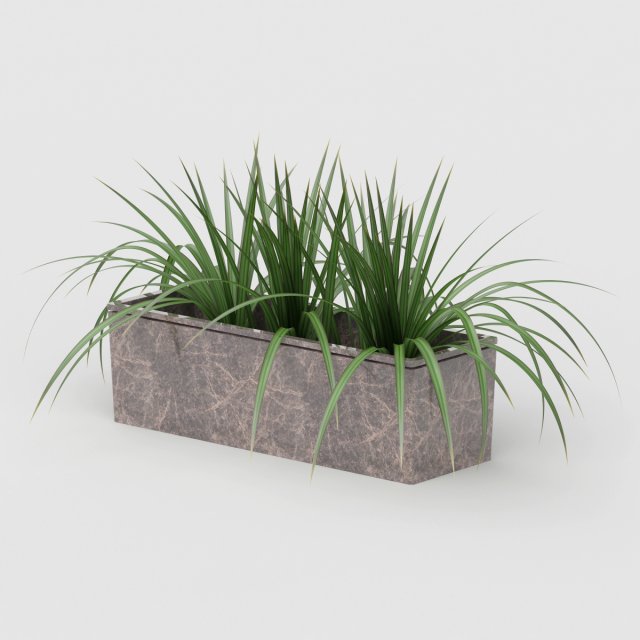 Vray Ready Potted Plant 3D Model