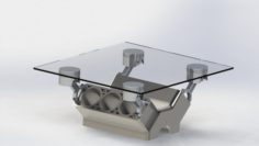 Engine Table 3D Model