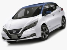 Nissan Leaf 2018 3D Model