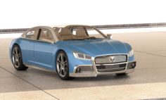 Gaz Volga 2020 Concept 3D Model