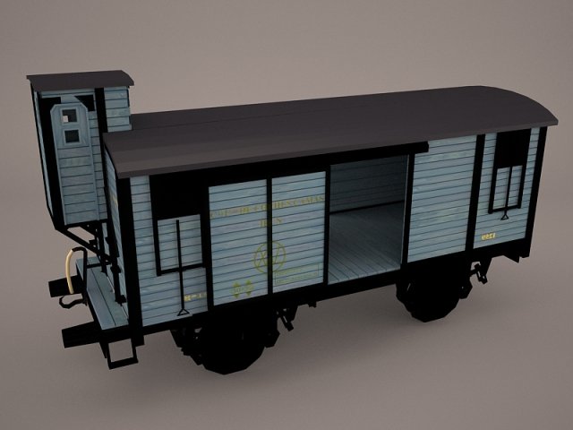 Box Car 3D Model