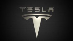 Tesla logo 3D Model
