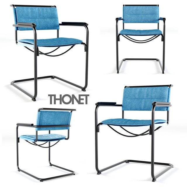 S 34 N Thonet All Seasons Chair 3D Model