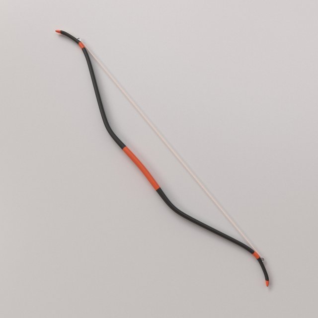 Traditional Bow 3D Model