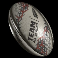 Rugby Ball 3-All Black 3D Model