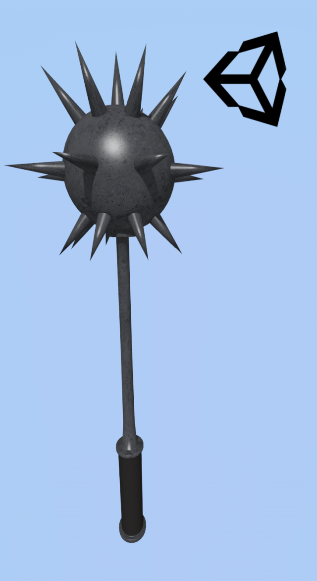 Medieval Mace 1 3D Model