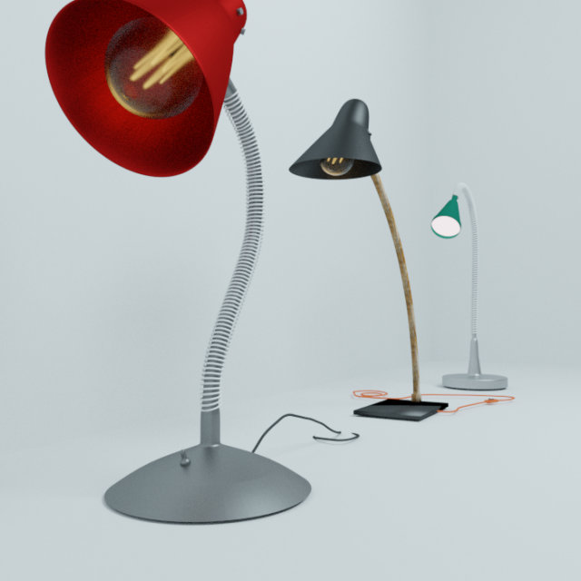 Desk Lamp 3D Model