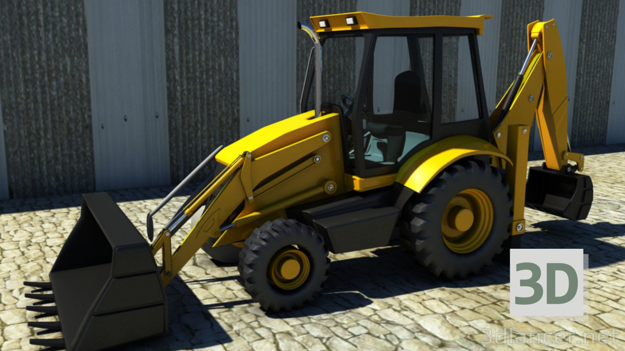 3D-Model
bulldozer