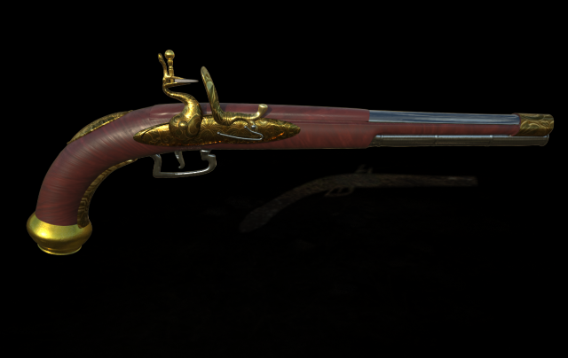 Musket 3D Model