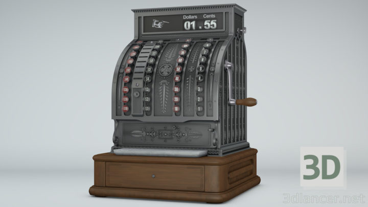 3D-Model 
cash register