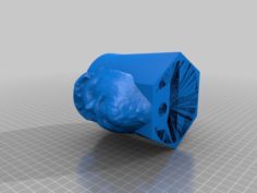 Nate’s Head as a Cup 3D Print Model