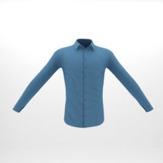 Casual Shirt For Male Characters 3D Model