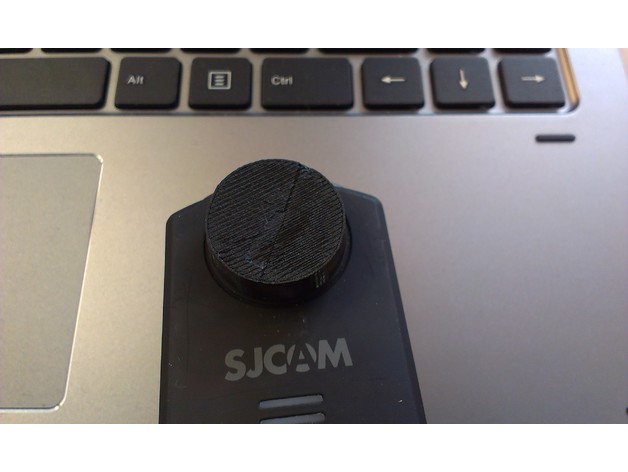 SJCAM M20 lens cap for flexible filament 3D Print Model