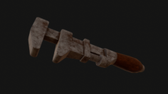 Wrench Rusted 3D Model