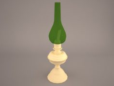 Oil Lamp 3D Model