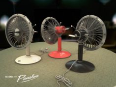 Vintage Fan JT3D Jet-Turbofan 3D – c4d fbx 3ds 3D Model