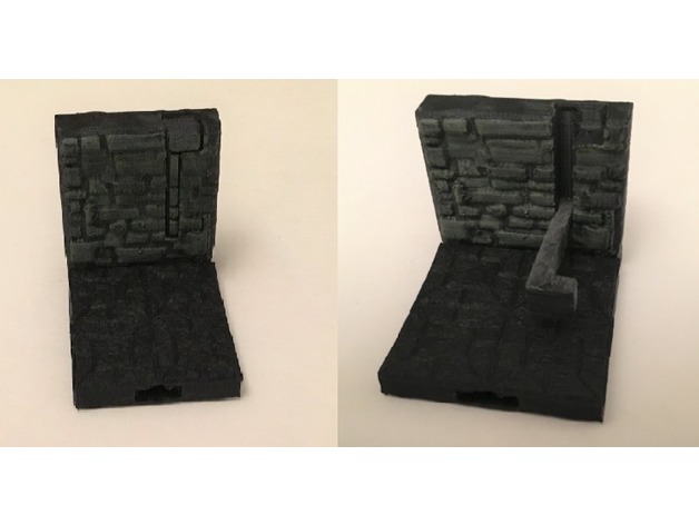 Openlock Wall with Hidden Club  3D Print Model
