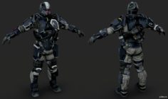 Helghast Commando 3D Model