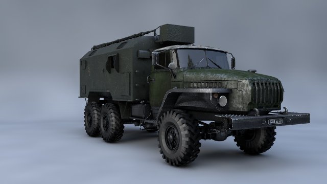 Ural 4320 3D Model