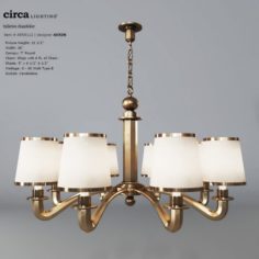 Circa Lighting tuileries chandelier AERIN 3D Model