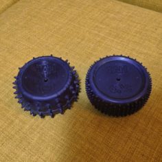 Glueless 1/10 RC car wheels 3D Print Model