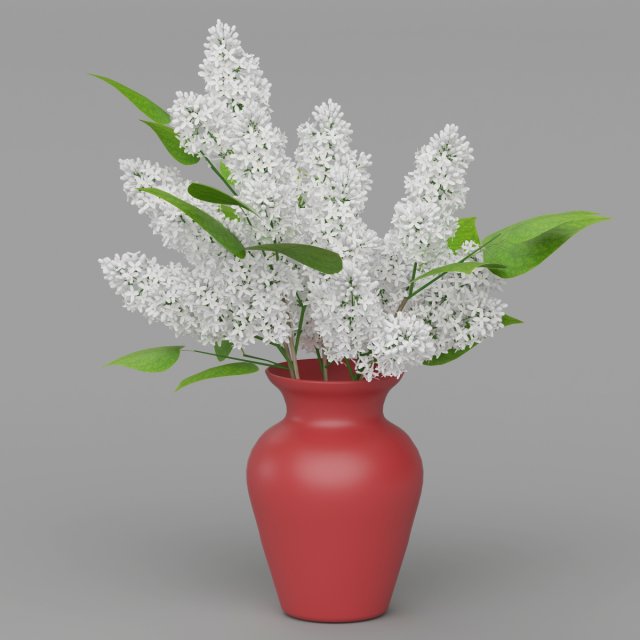 Vray Ready Flower Pot 3D Model