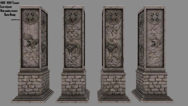 Pillar 3D Model